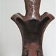 pair of zoomorphic chenets cast iron brass vintage buff