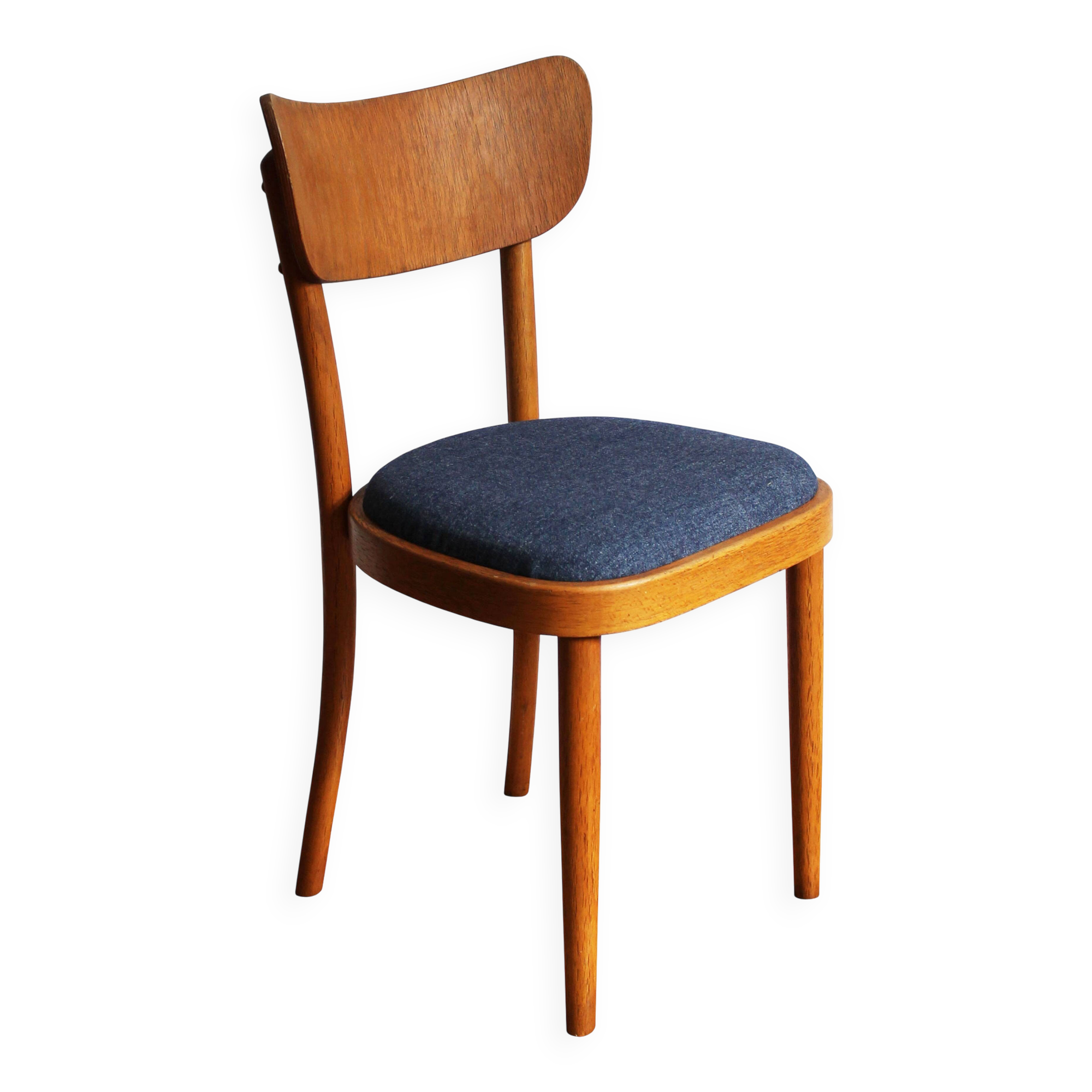 Czechoslovak chair in beech by UP Rousínov, 1960s