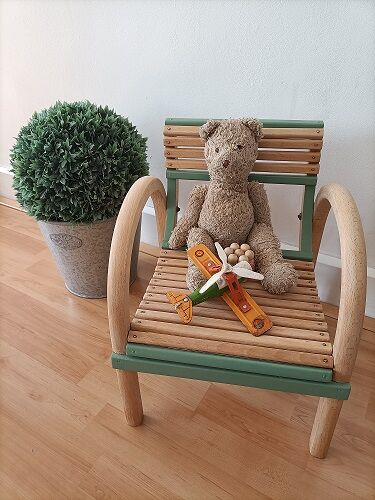 Chaise baumann en bois courbe