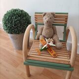 Chaise baumann en bois courbe