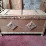 Solid wood chest