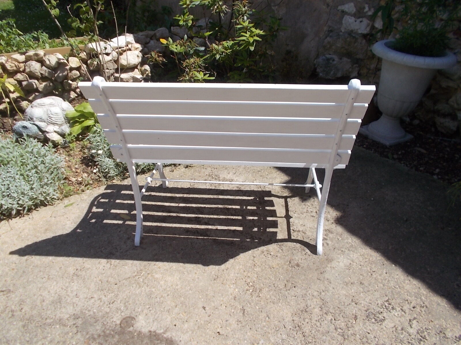 Wrought iron bench