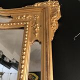 Mirror gilded with bevelled ice sheet 170x98cm