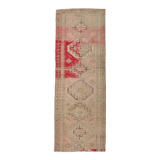 Short turkish runner rug 89x256cm