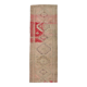 Short turkish runner rug 89x256cm
