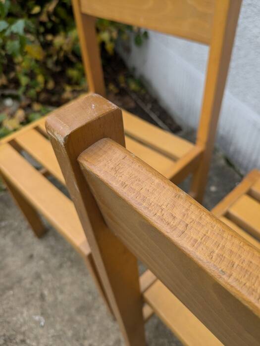 Pair of André Sornay style chairs