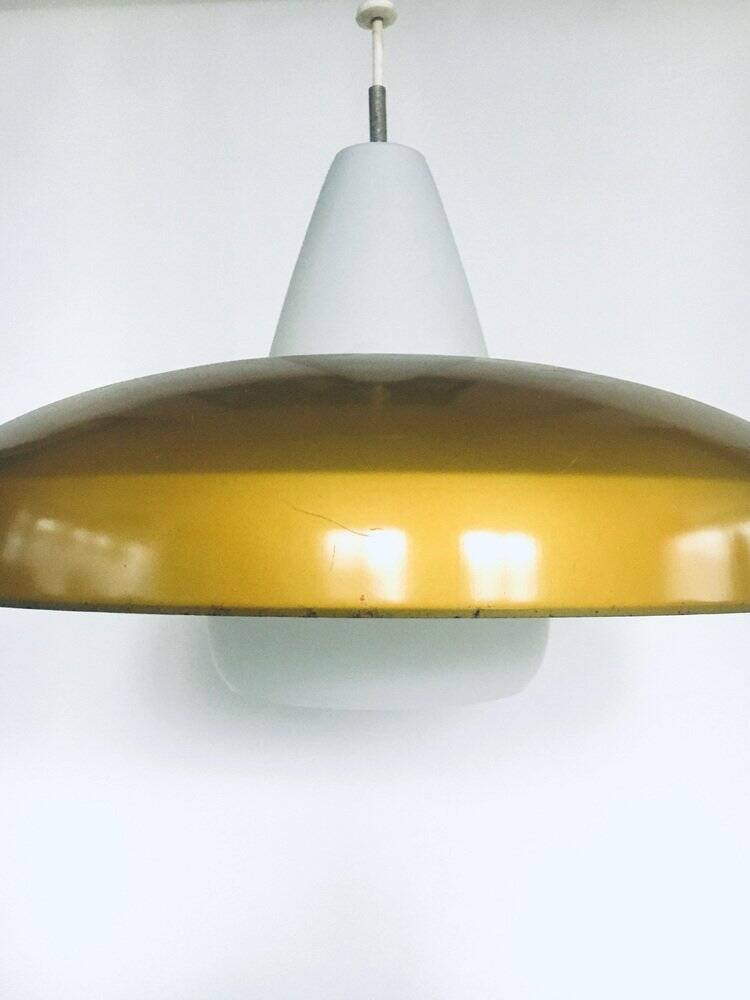 Mid-Century Modern Dutch Pendant Lamp attributed to Philips, 1950s