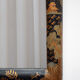 Miroir de style chinois laqué noir, années 1910.