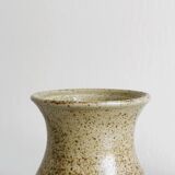 Small pyrite stoneware vase, rustic or country chic decoration
