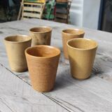 Set of ceramic coffee cups