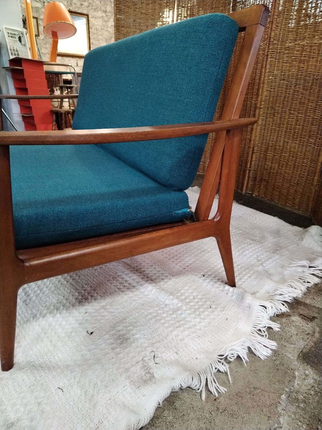 Scandinavian teak lounge