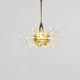 Lustre Bakalowits Miracle Sputnik in brass with crystal glass rods, 1960s