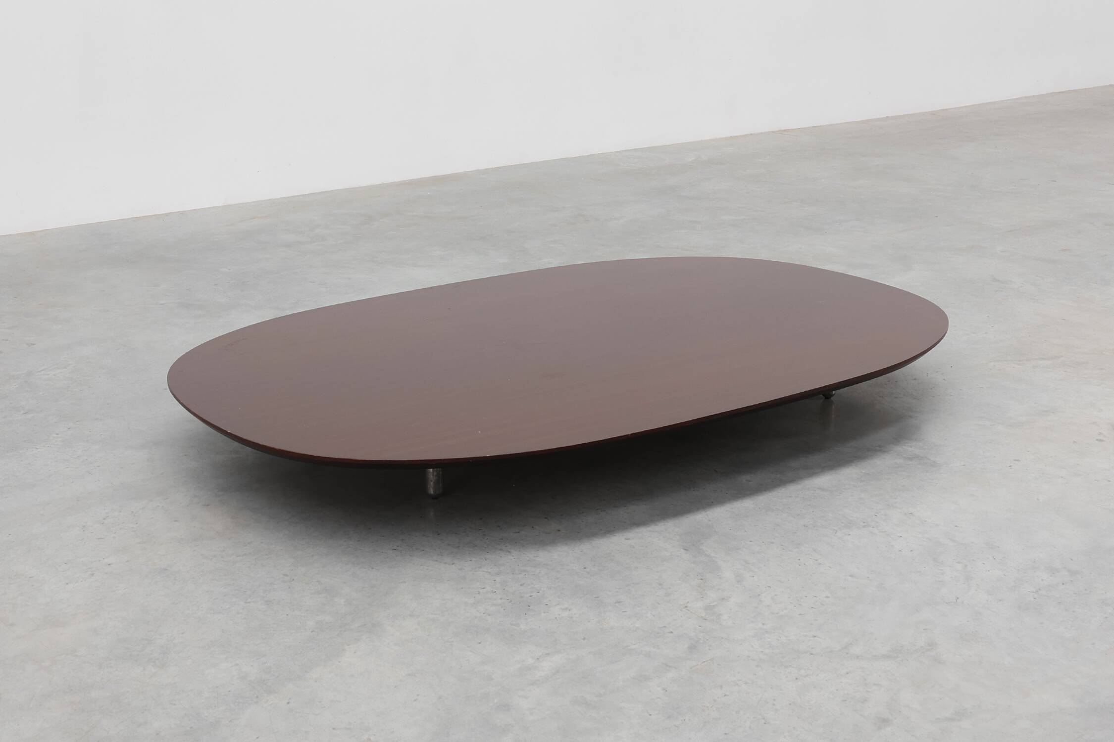 Table basse en noyer minimaliste par Cappellini, Italie