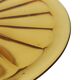 Amber Art Deco Cake Platter / Pastry Dish – Depression Glass