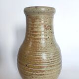 Signed stoneware vase