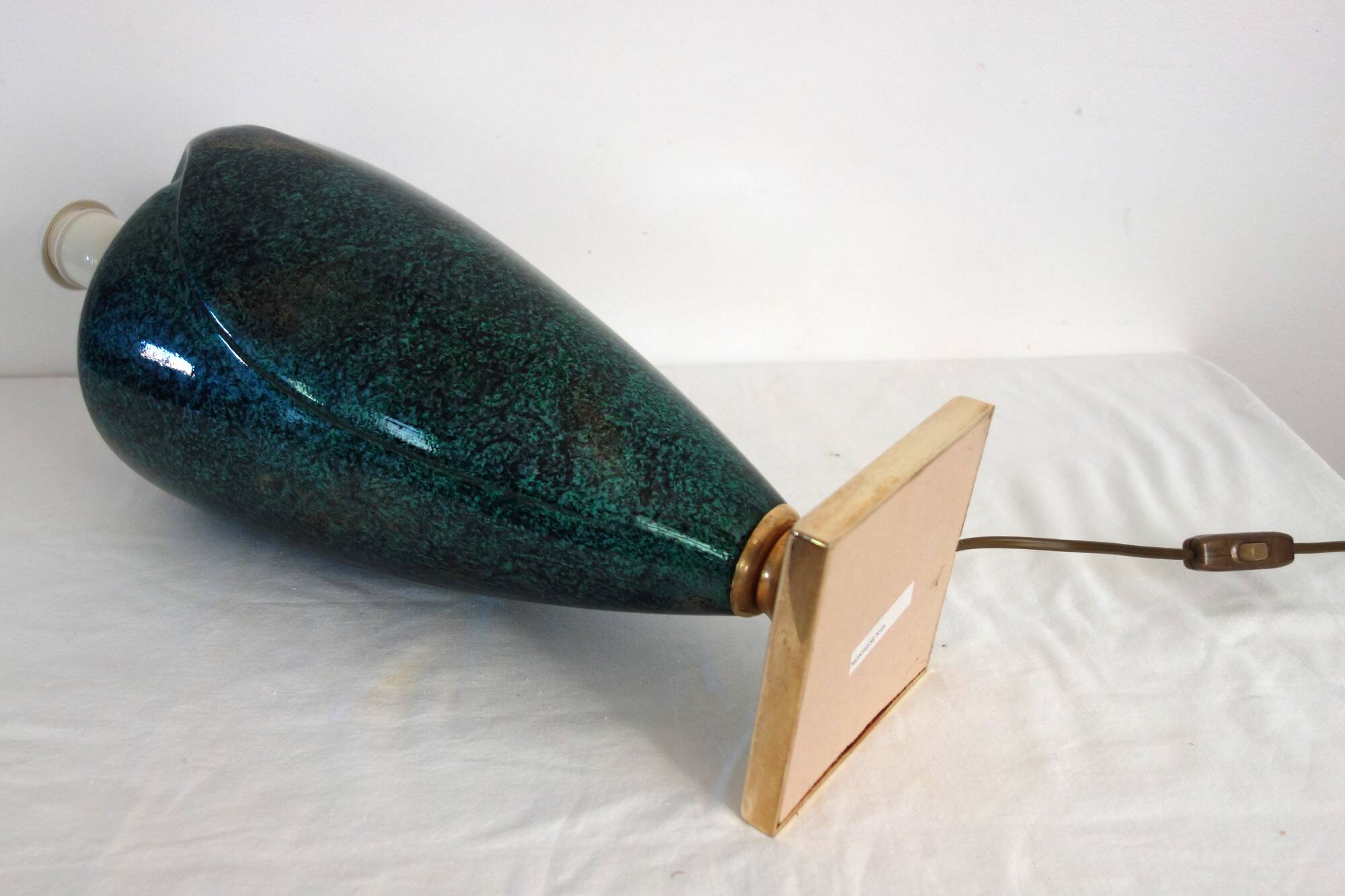 Robert de Schuytener ceramic living room lamp 1980