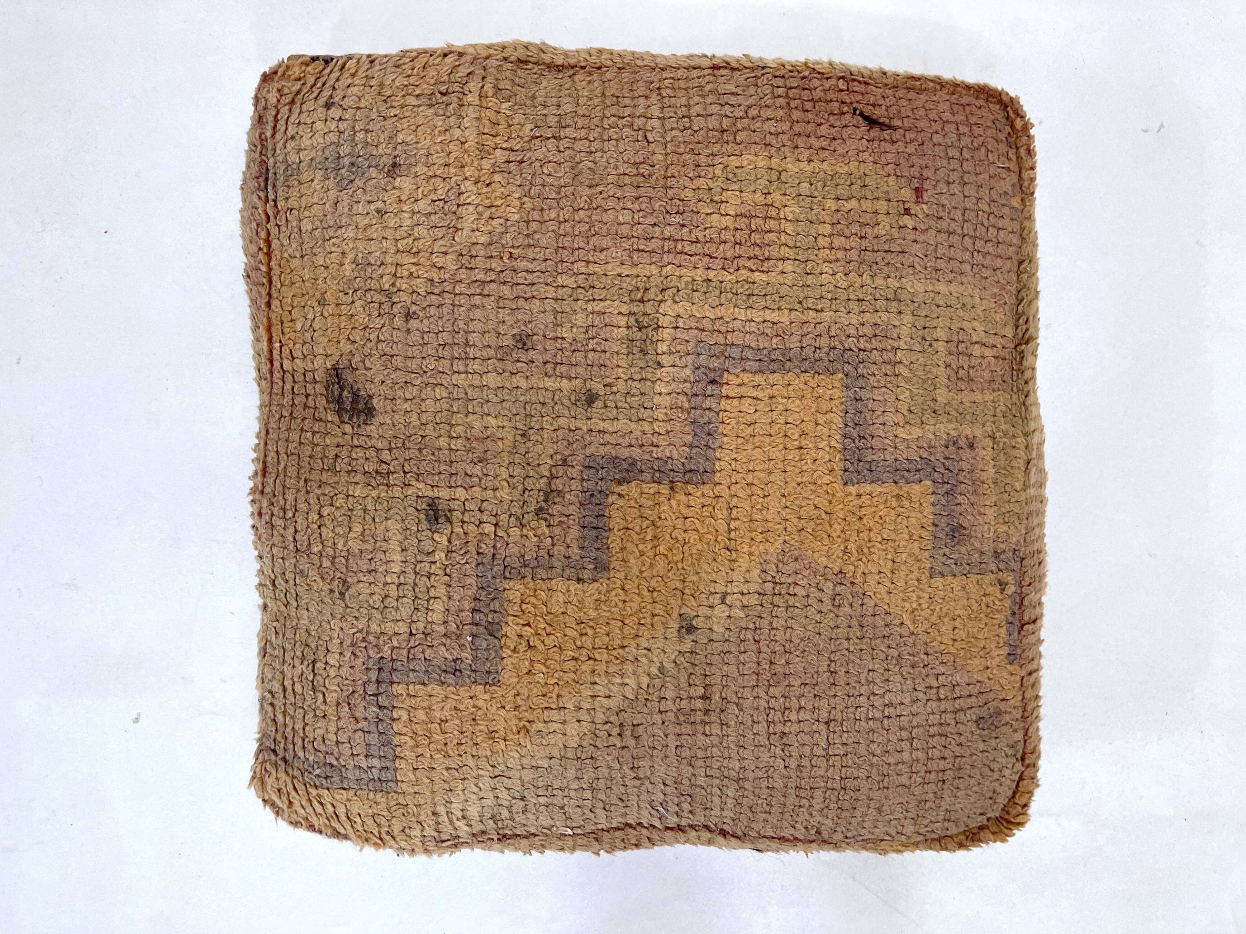 Moroccan Kilim Pouf