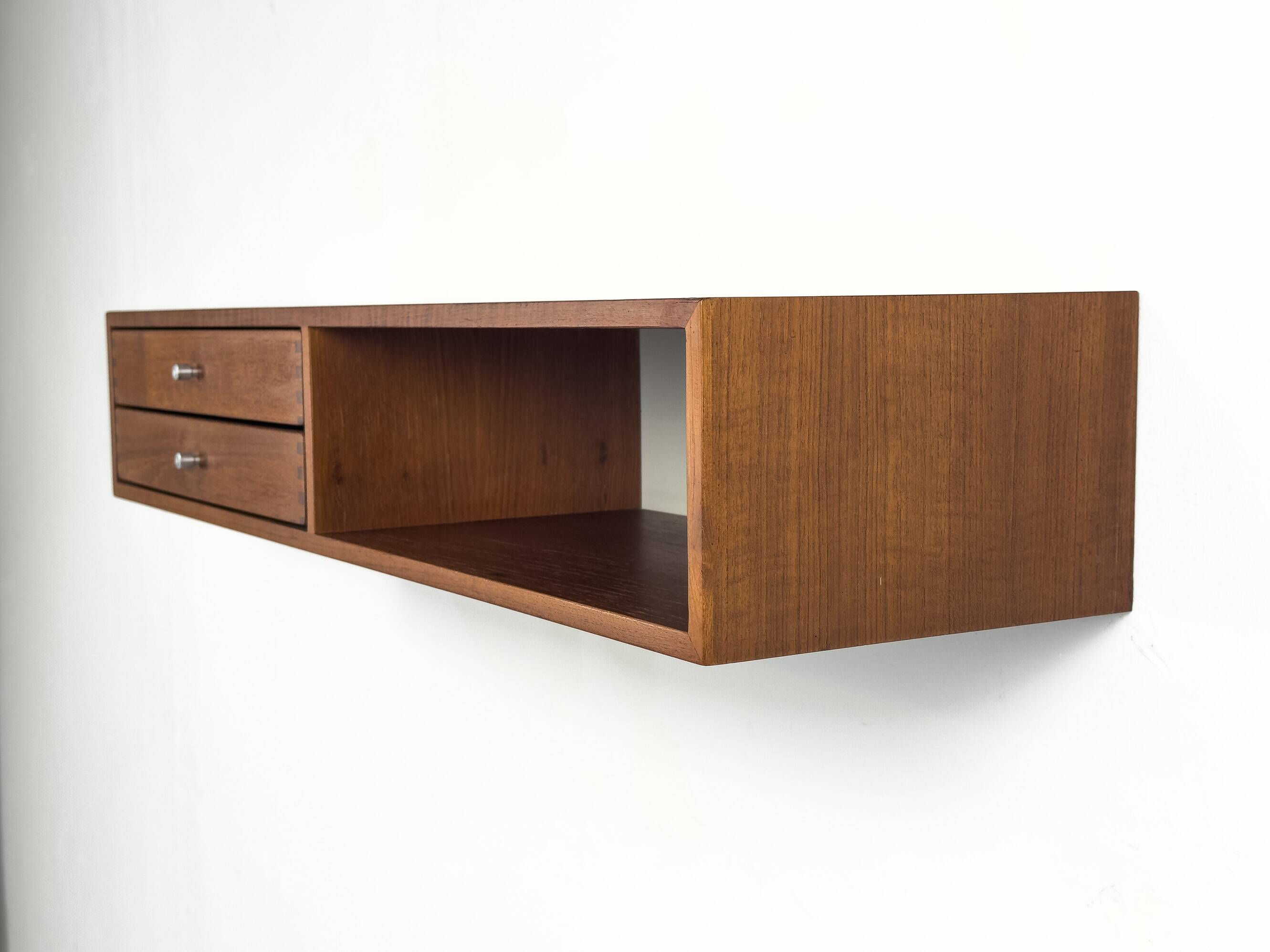 Teak Wall Console No. 132 by Kai Kristiansen for Aksel Kjersgaard, 1960s