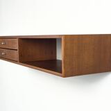 Teak Wall Console No. 132 by Kai Kristiansen for Aksel Kjersgaard, 1960s