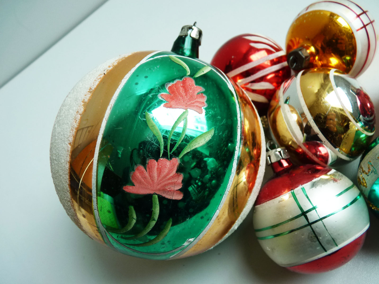 Anciennes boules de Noël Selency