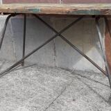 Folding workshop table