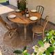 Farmhouse table with shutters