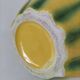 Jug melon in yellow and green majolica