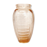 Pink art deco vase