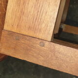 Solid oak bedroom table