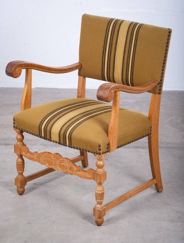 Fauteuils en chêne, Danemark, années 1960, ensemble de 2