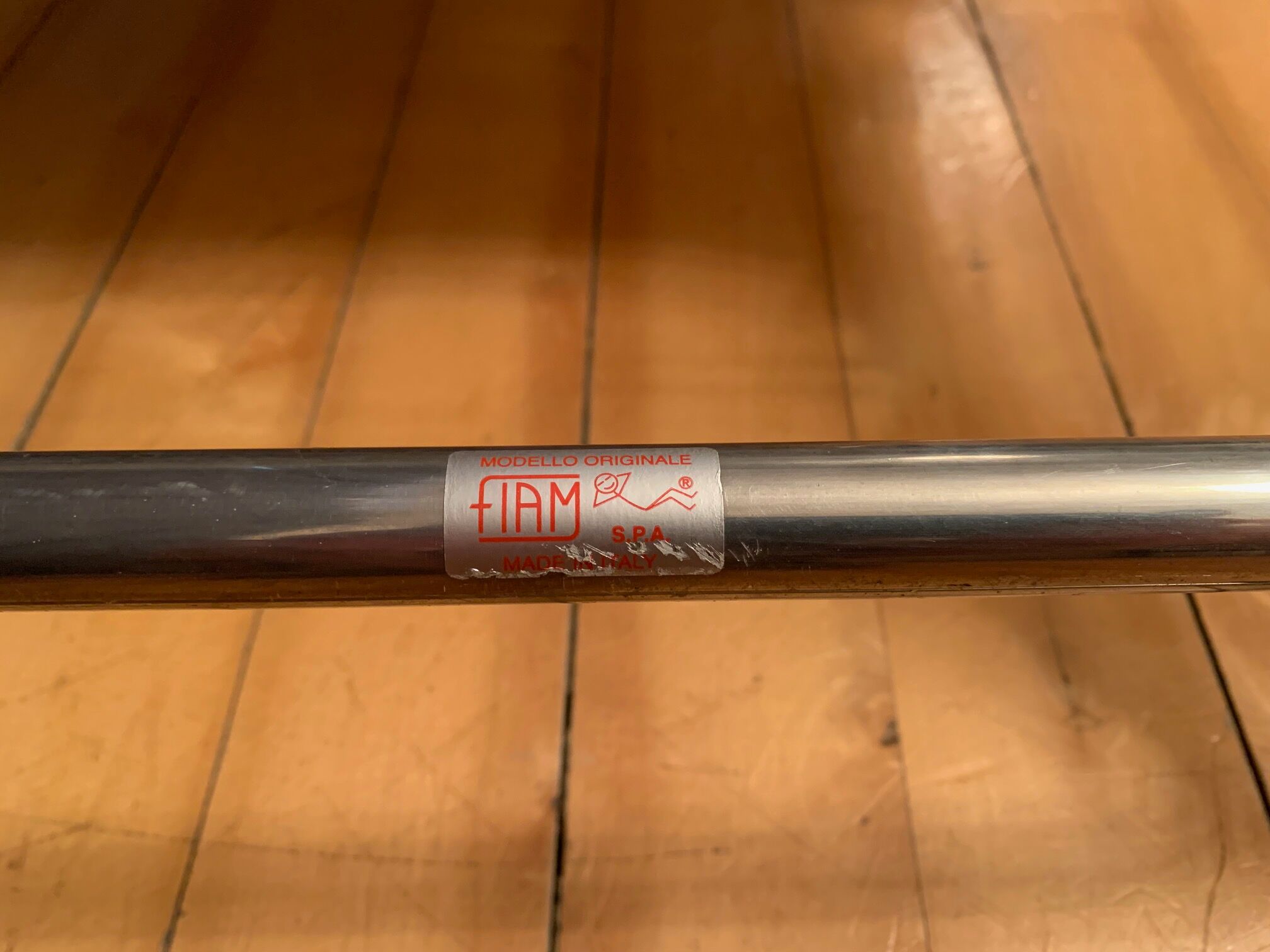 Fiam deckchair, Italy, 1980s