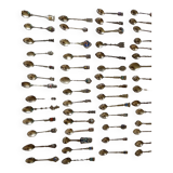 56 small spoons of collections