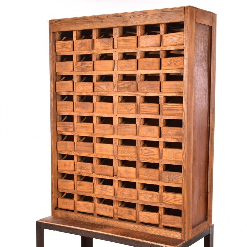 Industrial wall cabinet | old cabinet | vintage sorting cabinet