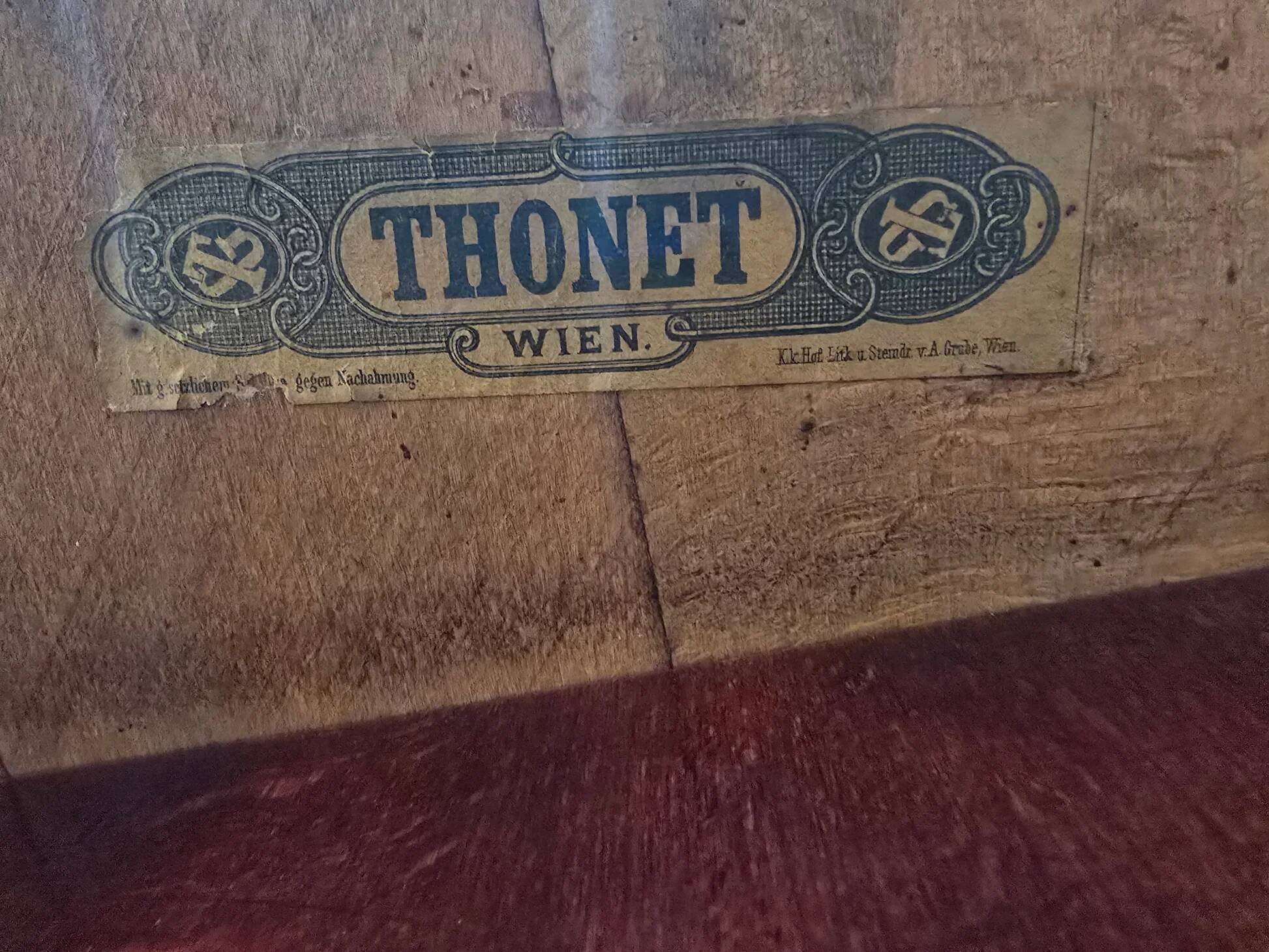 Rare music table thonet wien circa 1900 – wooden sheet music holder