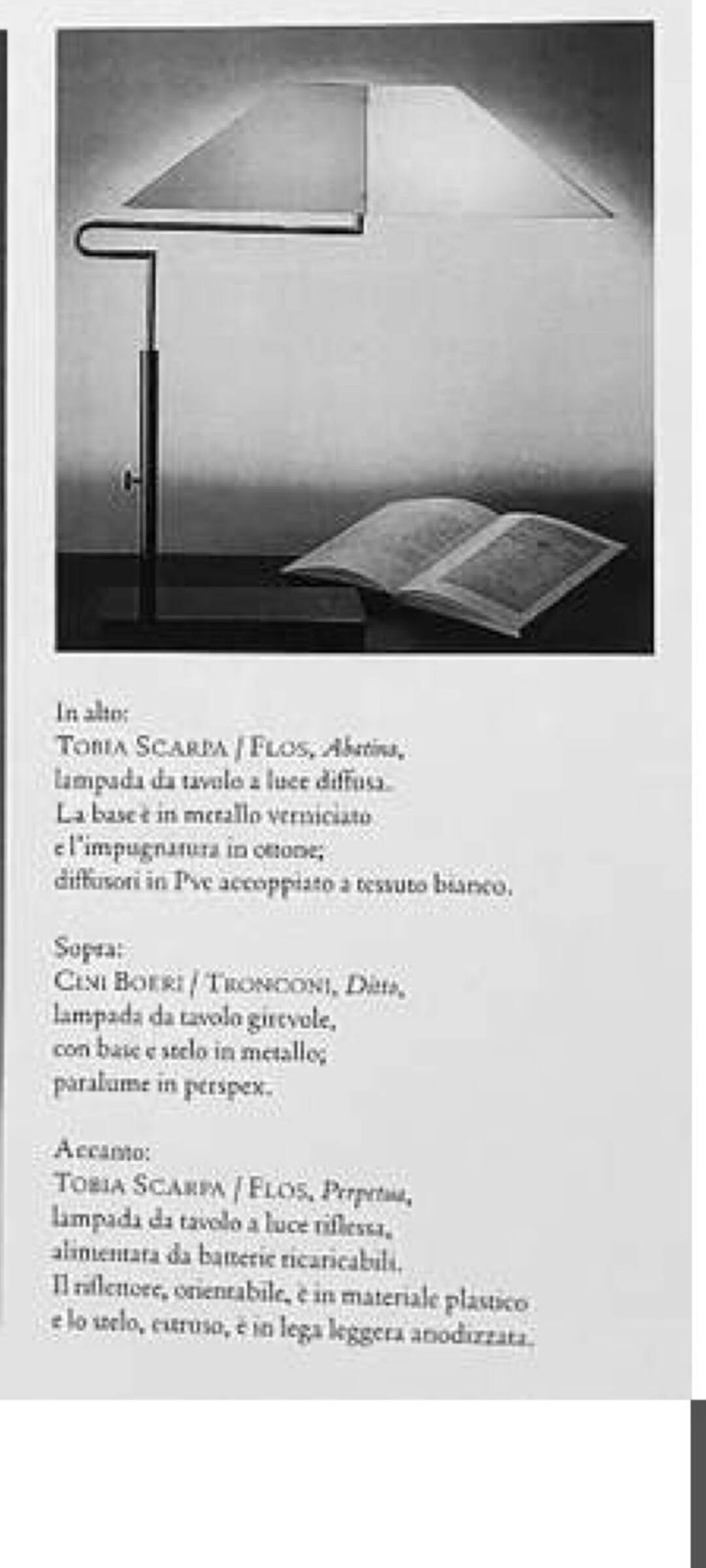 Lampe de table à deux lumières par Cini Boeri Italie 1970