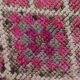 Tapis de couloir rose vintage, 88 x 334 cm