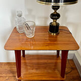 Table desserte pieds compas vintage 1950