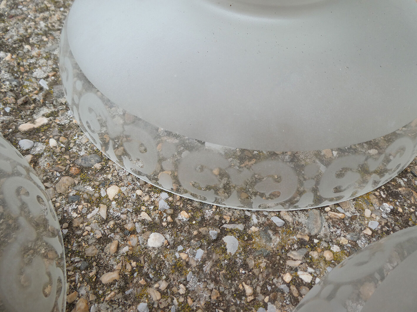 Lot of 5 art deco lampshades