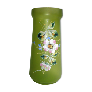 Vase vert art nouveau,