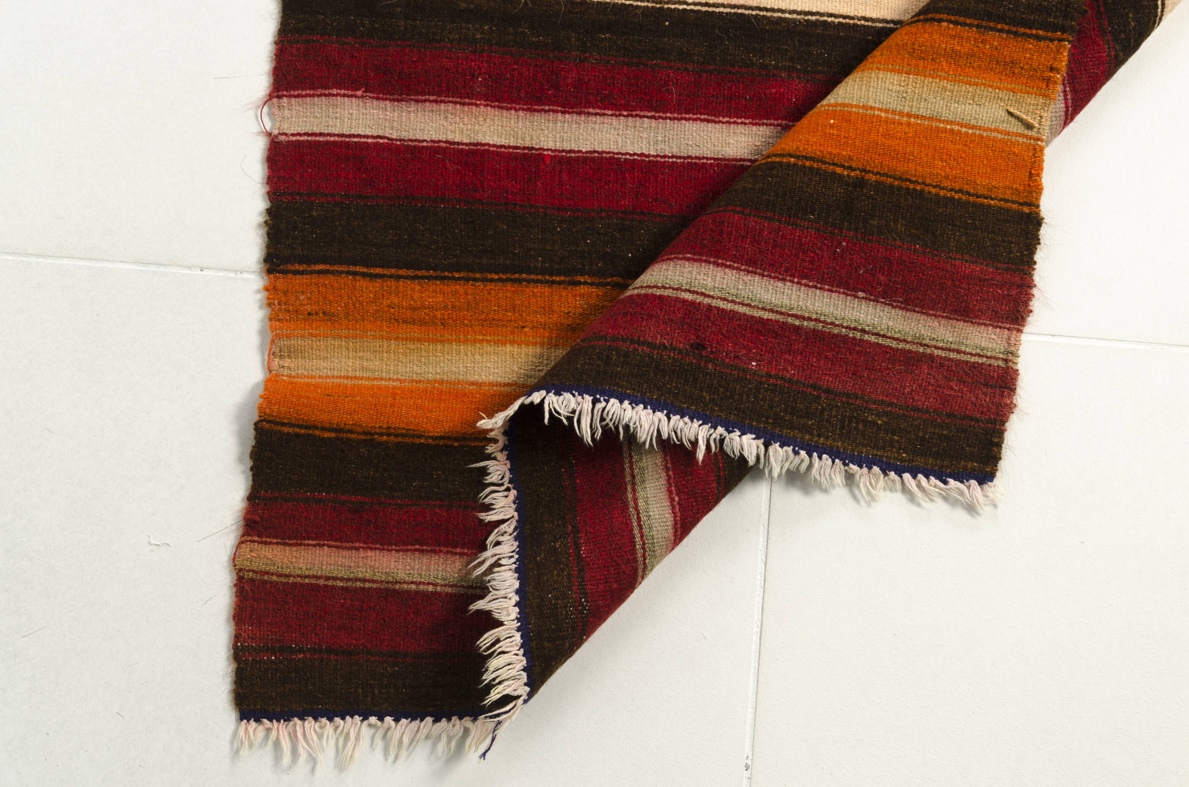 Tapis Kilim Anatolien Vintage, Kilim Géométrique Vintage sku-138