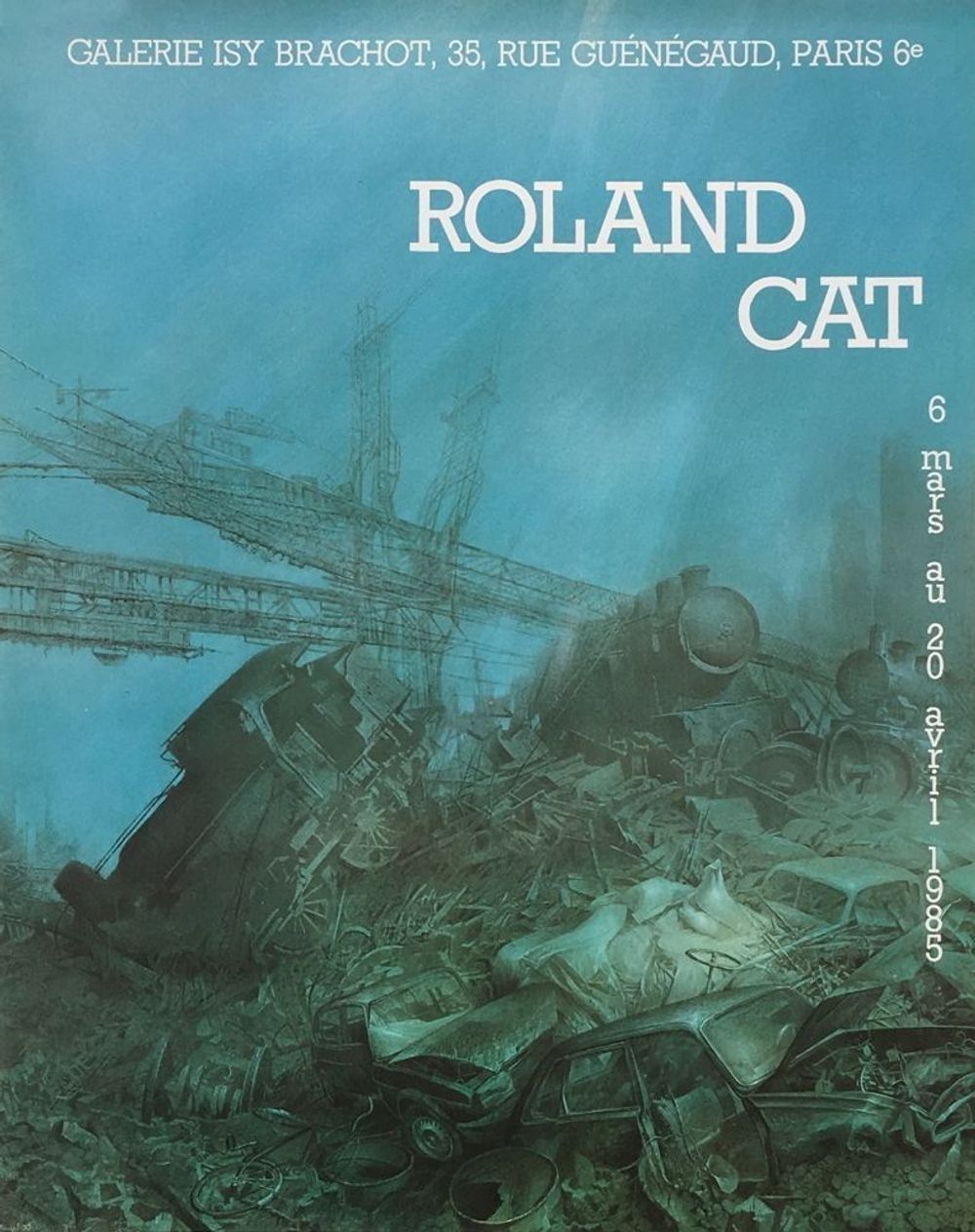 Poster Isy Brachot Roland Cat 1985