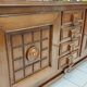 Enfilade oak Brutalist Art Deco 1940s
