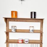 Old wall or standing shelf in solid pine
