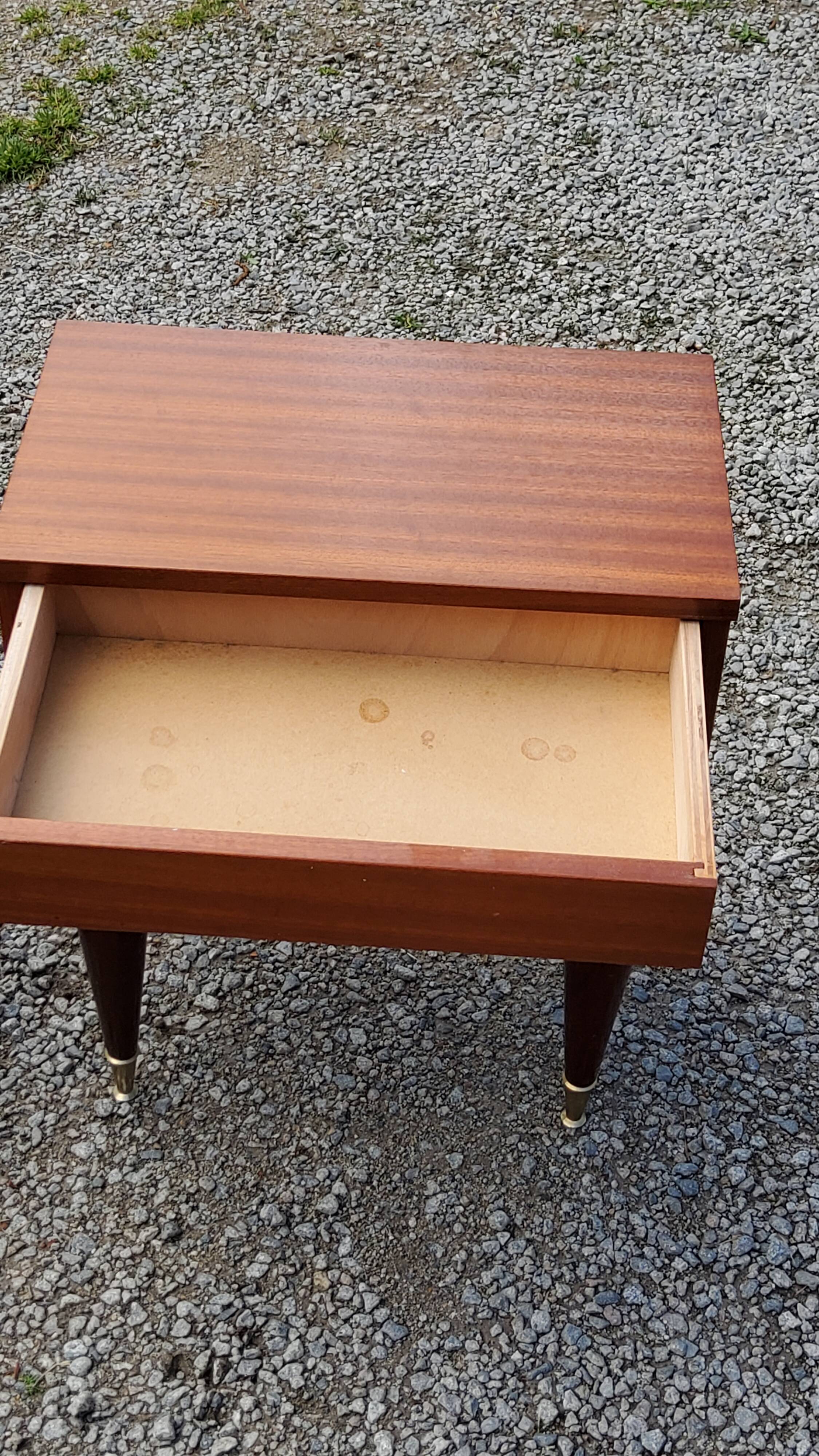Pair of vintage bedside tables from the 60s in Scandinavian style