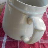 Large pitcher (18 cm) in fire porcelain Brand Grigny