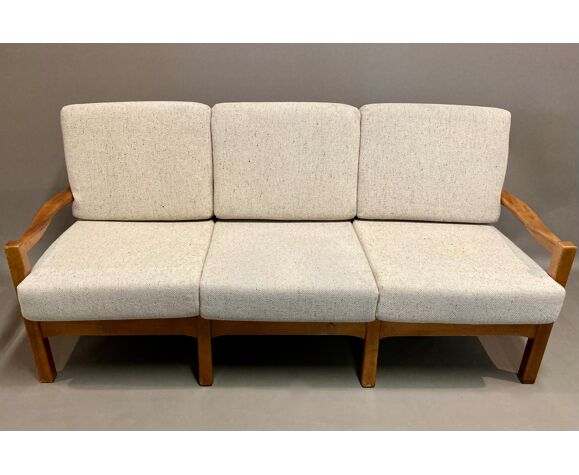 Sofa 3 places Scandinavian design 1950