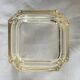 Baccarat Art Deco crystal square ashtray