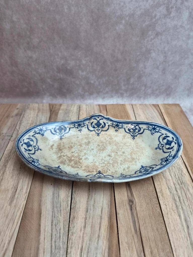 Old Ravier Jules Veillard Bordeaux Moustier decoration – Ironstone 19th century