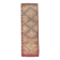 3x9 red & blue herki vintage runner rug 92x286cm
