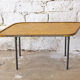 1950s vintage yellow coffee table